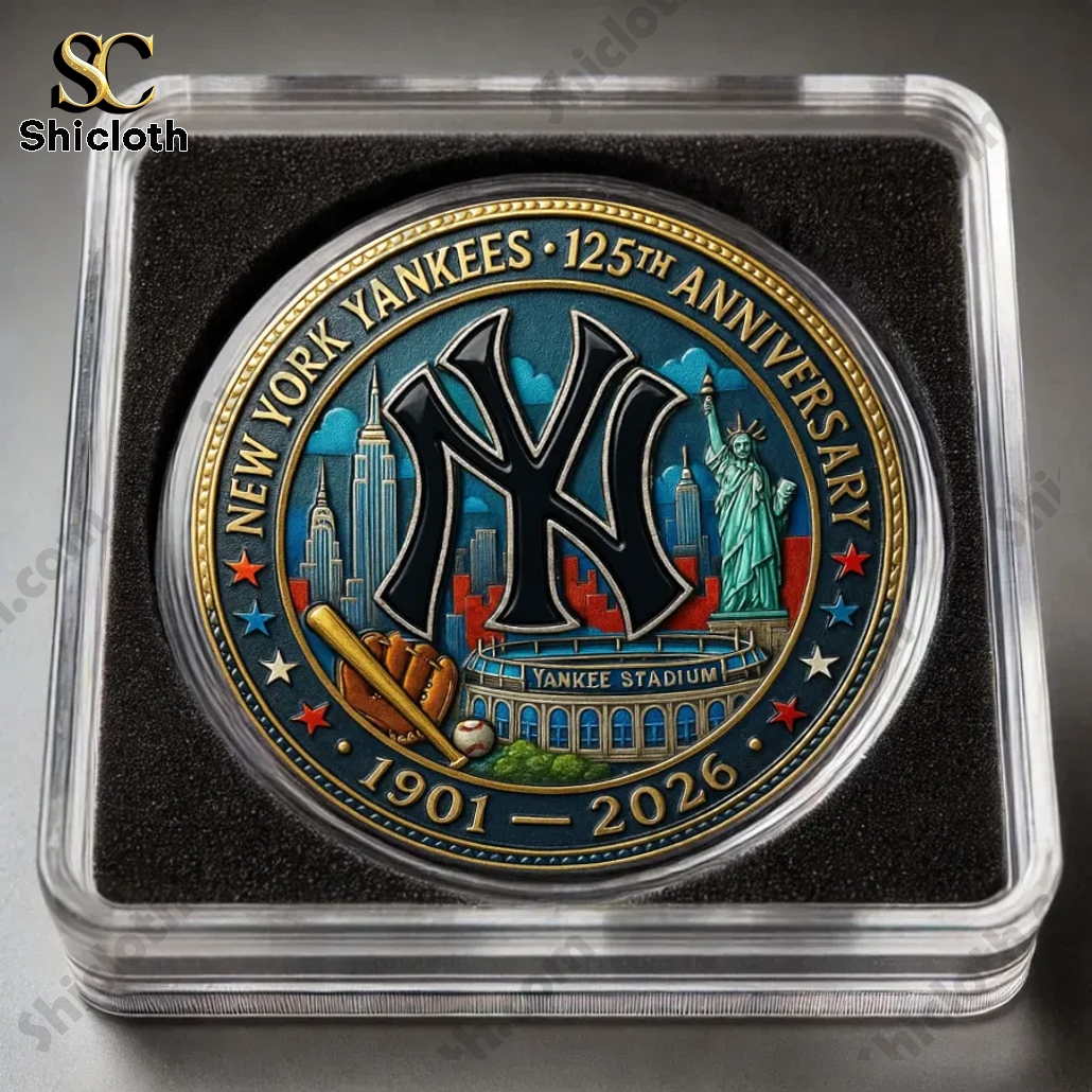 New York Yankees 125th Anniversary Commemorative Coin