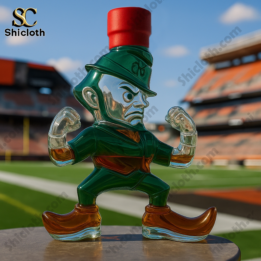 Notre Dame Fighting Irish Collectible Whiskey Bottle 3 Notre Dame Fighting Irish Collectible Whiskey Bottle - Image 3