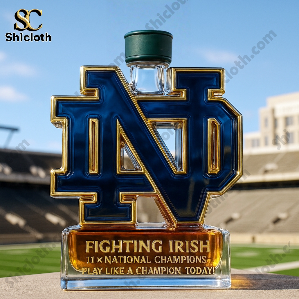 Notre Dame Fighting Irish Limited-Edition Whiskey Bottle 5 Notre Dame Fighting Irish Limited-Edition Whiskey Bottle - Image 5