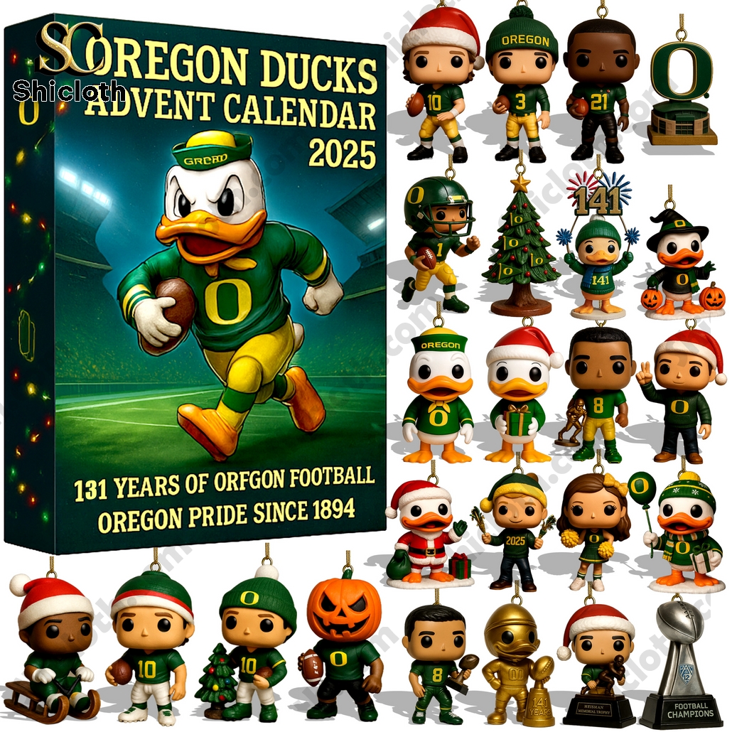Oregon Ducks Advent Calendar 131st Anniversary 2025