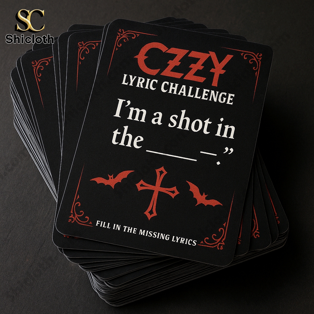 Ozzy Lyric Challenge Card Game 4 Ozzy Lyric Challenge Card Game - Image 4