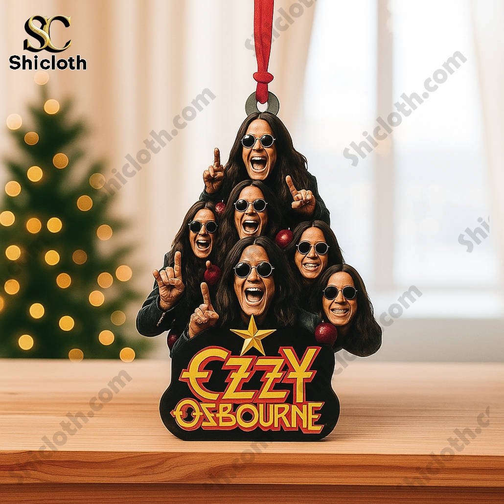 Ozzy Osbourne 2025 Christmas Ornament