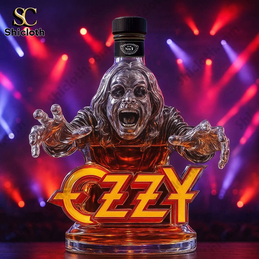 Ozzy Osbourne Crown Royal Memorial Whiskey Bottle 3 Ozzy Osbourne Crown Royal Memorial Whiskey Bottle - Image 3