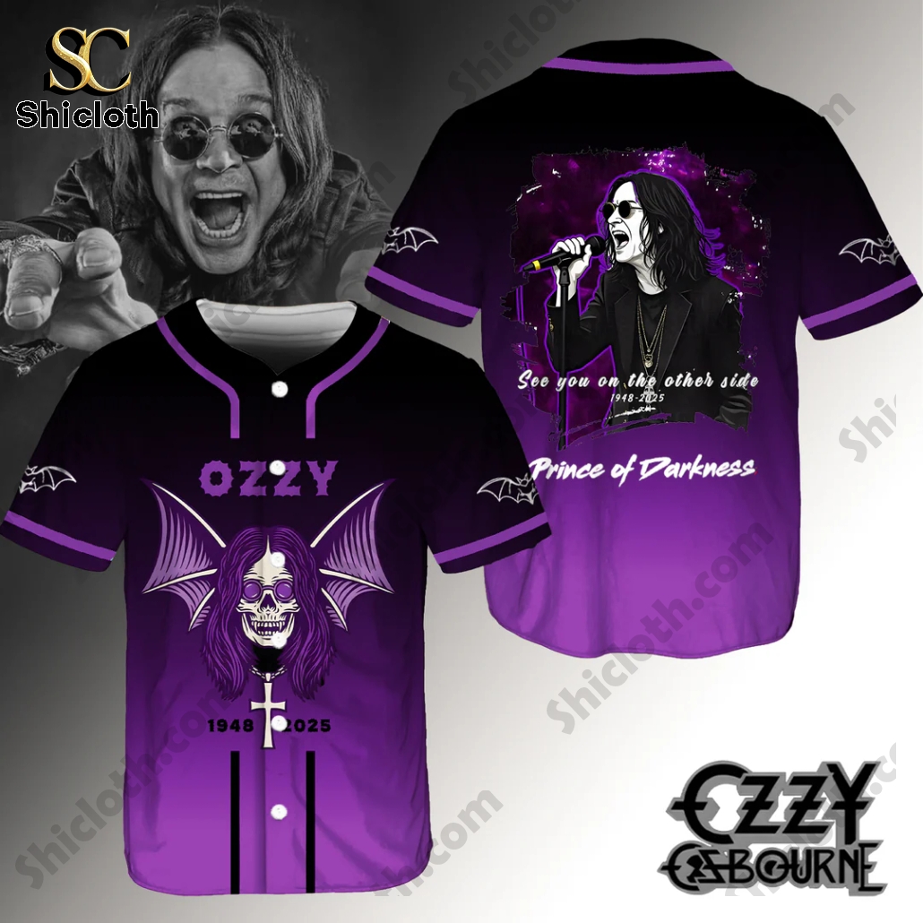 Ozzy Osbourne Prince of The Darkness 2025 Jersey
