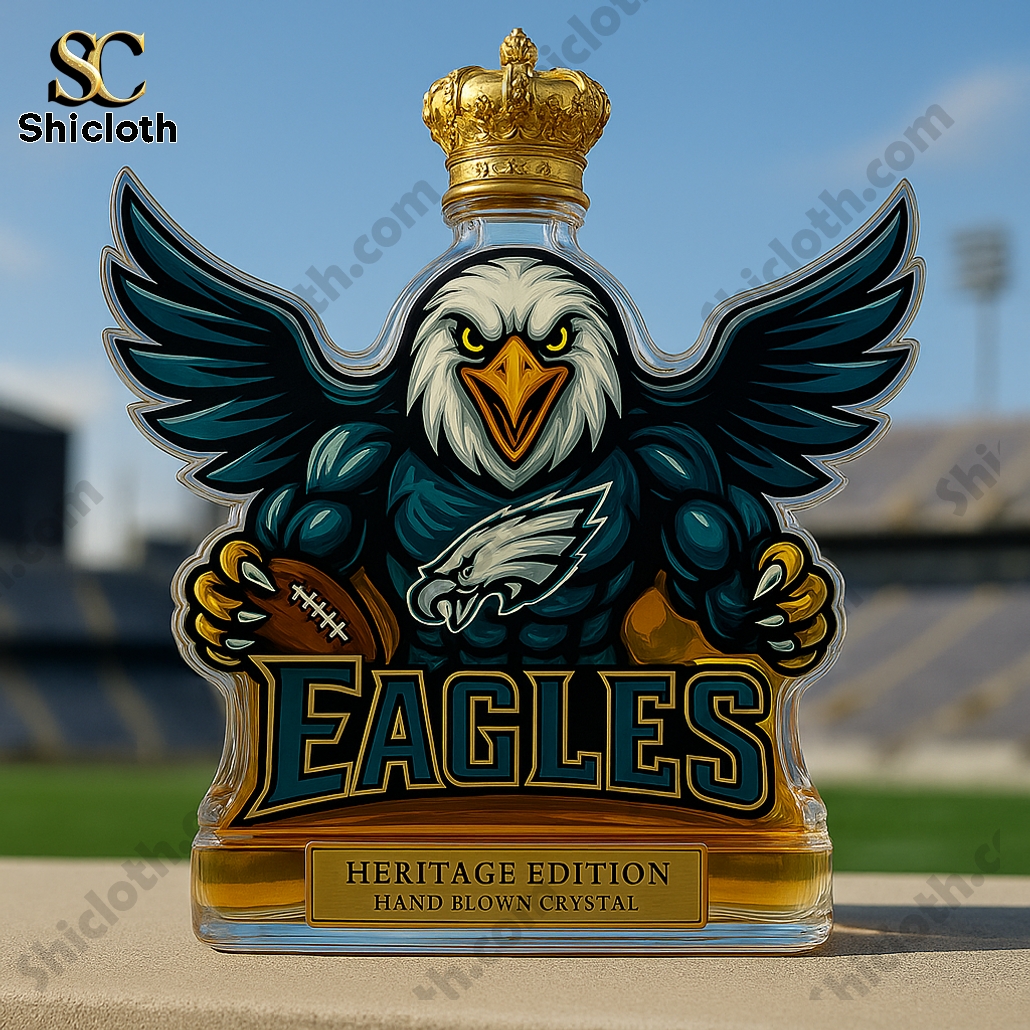Philadelphia Eagles commemorative Whiskey Bottle