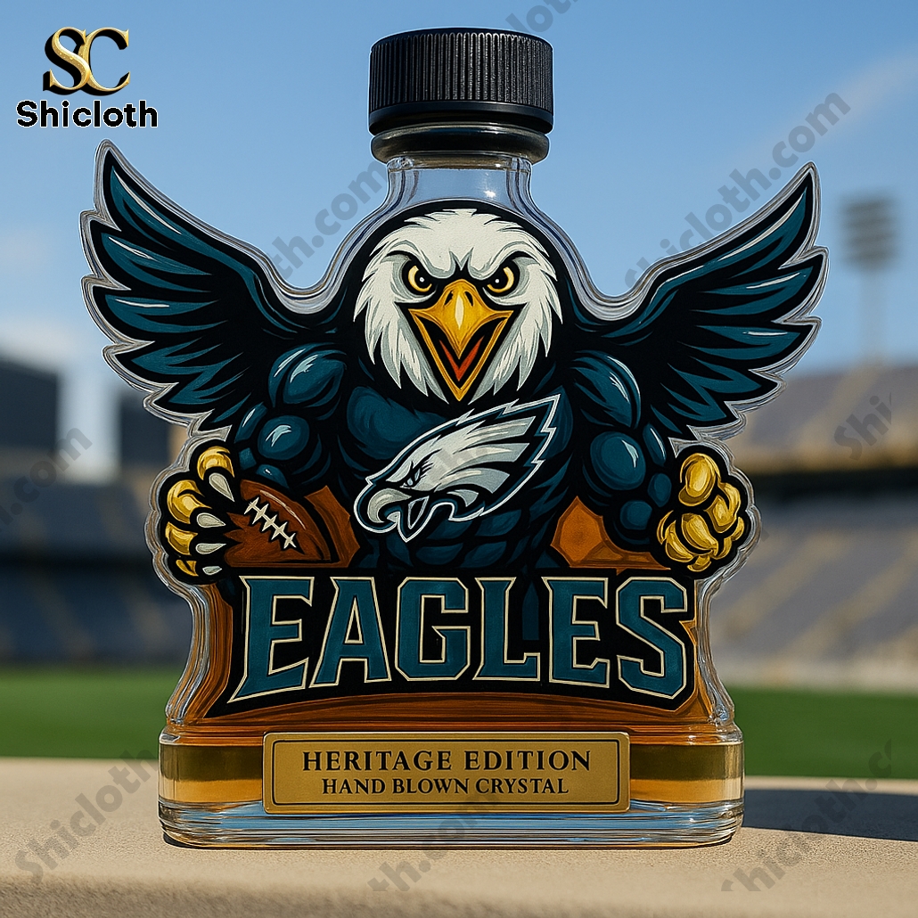Philadelphia Eagles commemorative Whiskey Bottle 3 Philadelphia Eagles commemorative Whiskey Bottle - Image 3
