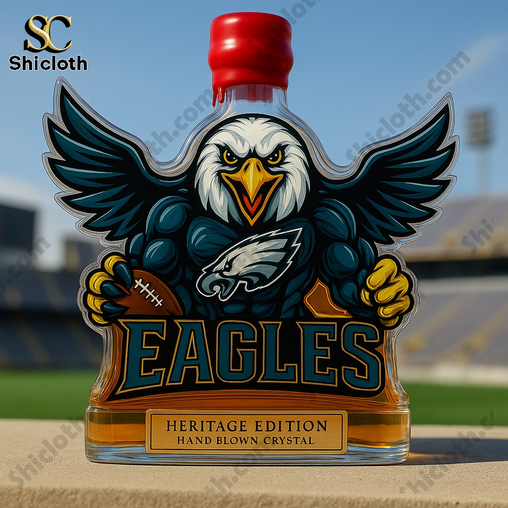 Philadelphia Eagles commemorative Whiskey Bottle 4 Philadelphia Eagles commemorative Whiskey Bottle - Image 4