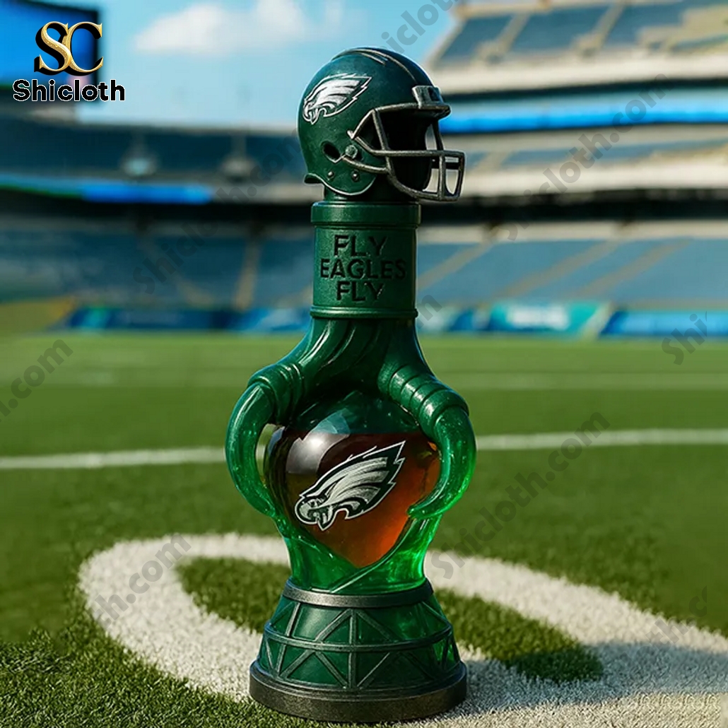 Philadelphia Eagles Limited Edition Eagle Claw Whiskey Bottle