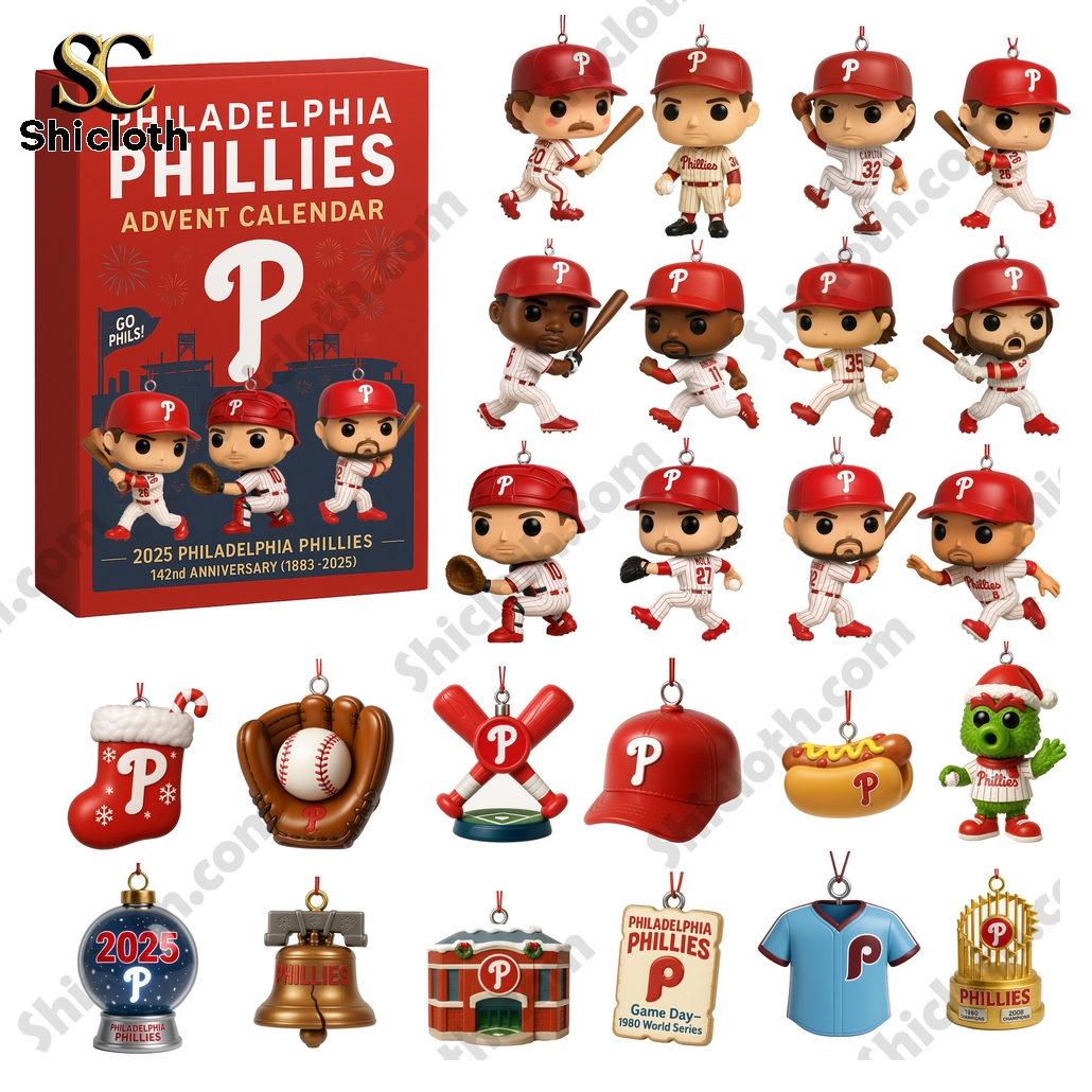 Philadelphia Phillies 2025 142nd Anniversary Advent Calendar