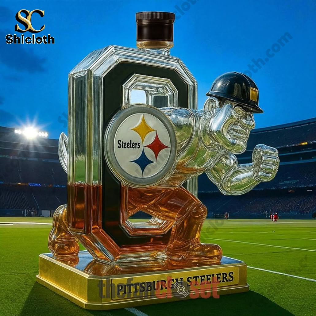 Pittsburgh Steelers Limited Edition Whiskey Bottle 3 Pittsburgh Steelers Limited Edition Whiskey Bottle - Image 3