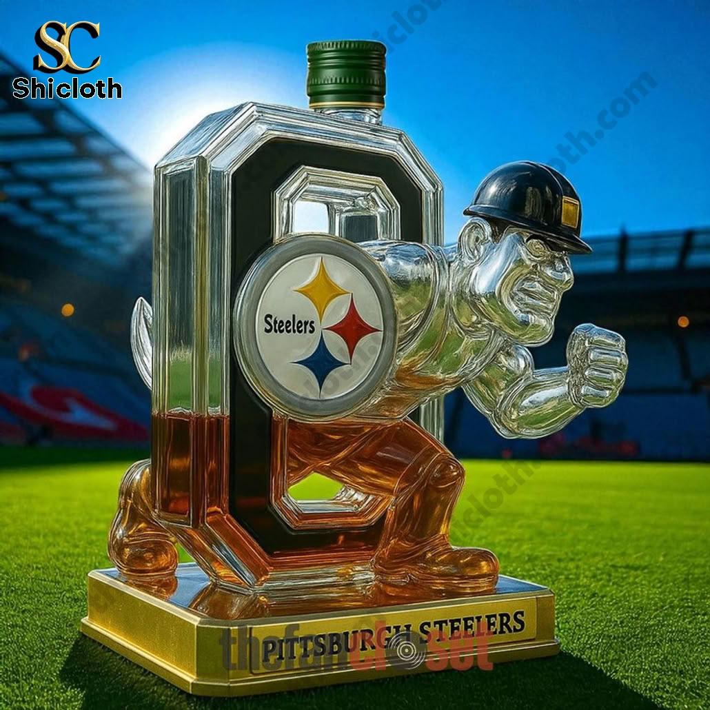 Pittsburgh Steelers Limited Edition Whiskey Bottle 4 Pittsburgh Steelers Limited Edition Whiskey Bottle - Image 4