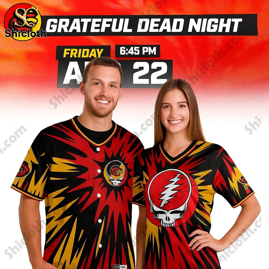 Rochester Red Wings Grateful Dead Night 2025 Jersey