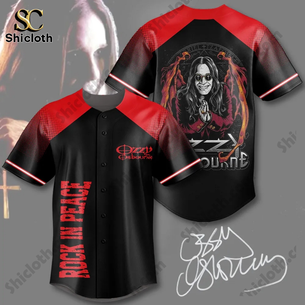 Rock In Peace Prince of Darkness 2025 Ozzy Jersey