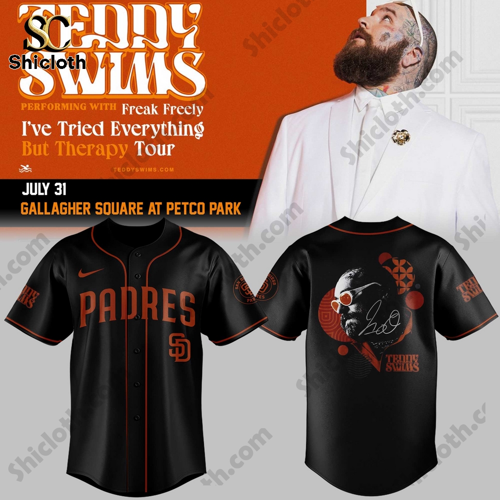 San Diego Padres x Teddy Swims 2025 Tour Baseball Jersey