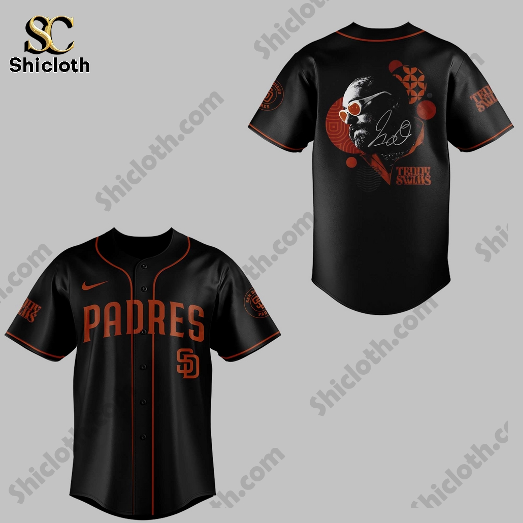 Alternative view of San Diego Padres x Teddy Swims 2025 Tour Baseball Jersey