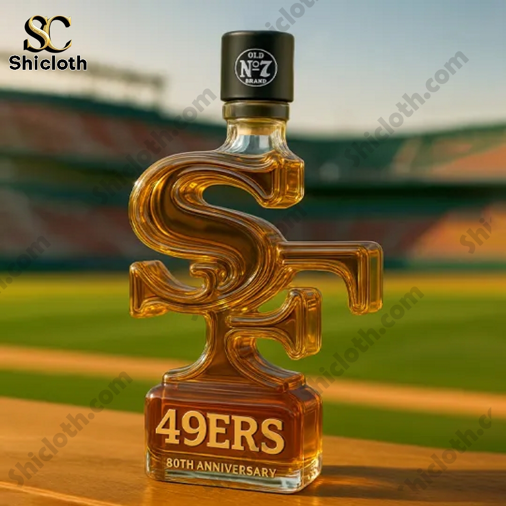 San Francisco 49ers 80th Anniversary Limited Edition Whiskey Bottle 3 San Francisco 49ers 80th Anniversary Limited Edition Whiskey Bottle - Image 3