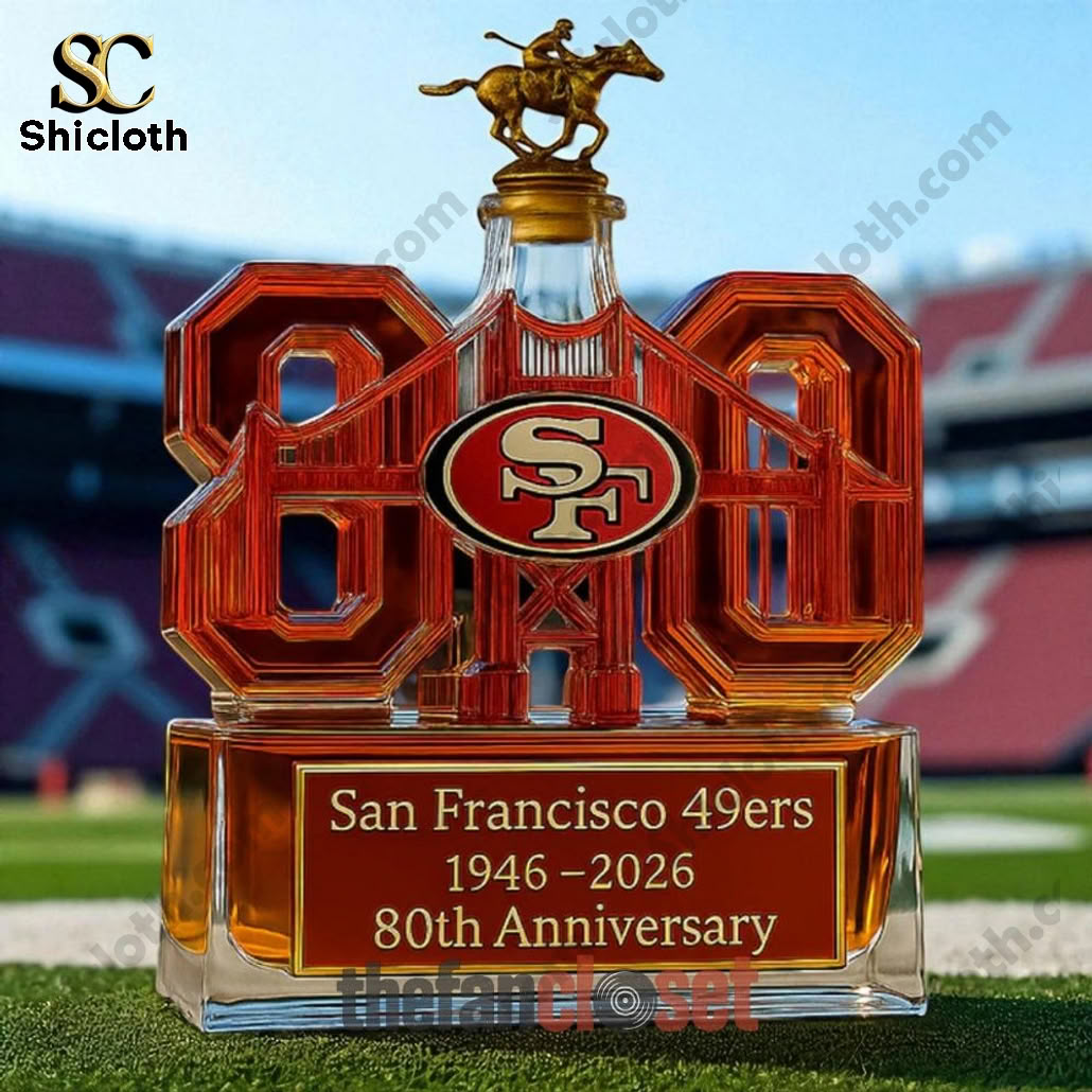 San Francisco 49ers 80th Anniversary Whiskey Bottle 5 San Francisco 49ers 80th Anniversary Whiskey Bottle - Image 5