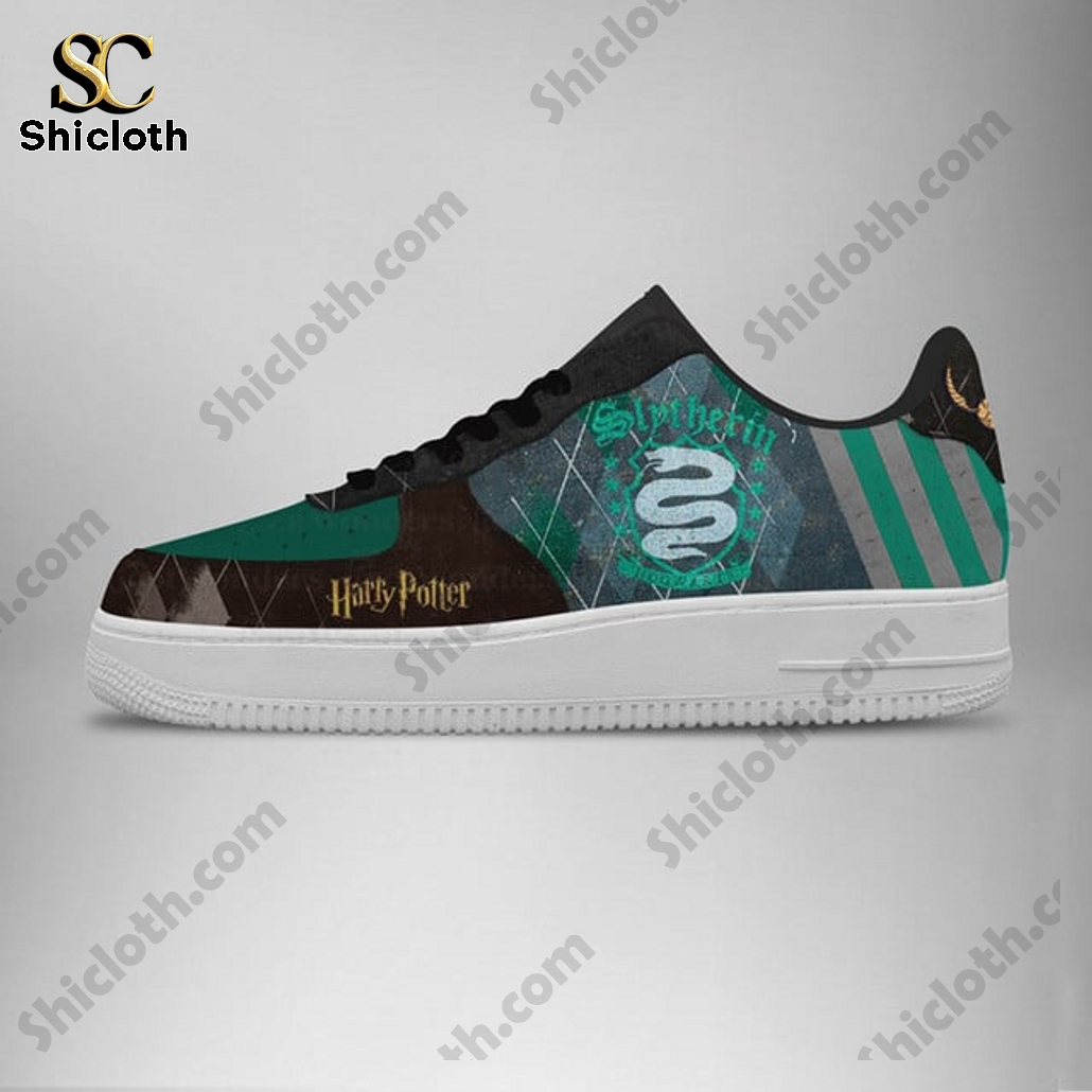 slytherin harry potter custom air force 1 shoes 2