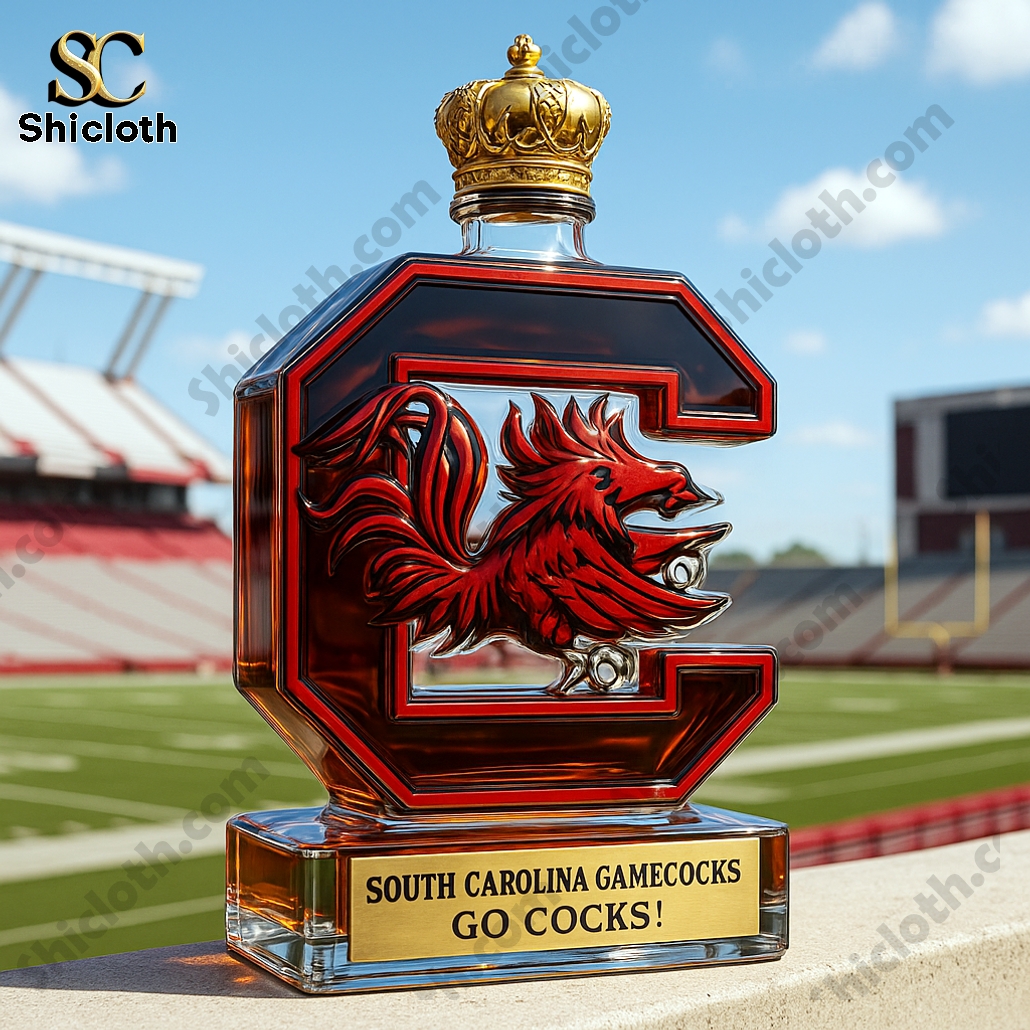 South Carolina Gamecocks Limited Edition Whiskey Bottle