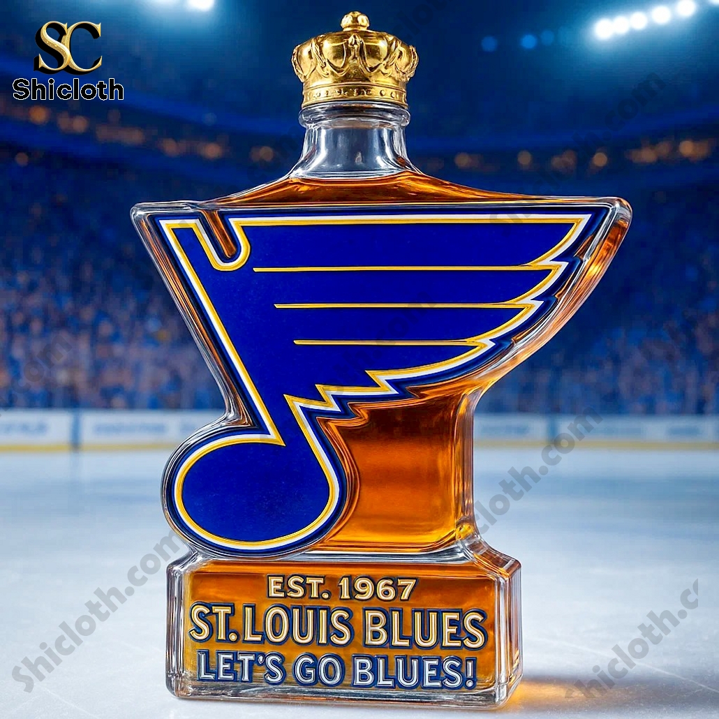 St. Louis Blues Limited Edition Whiskey Bottle