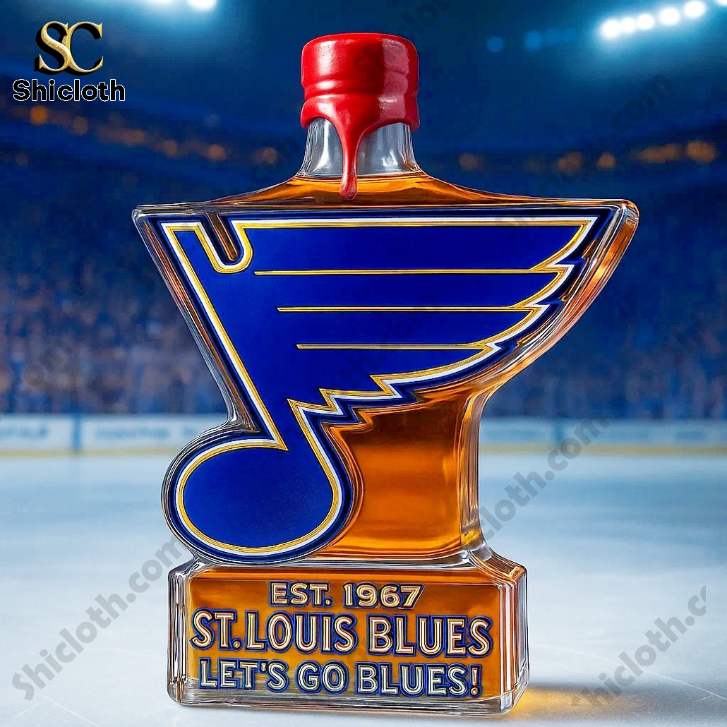 St. Louis Blues Limited Edition Whiskey Bottle 3 St. Louis Blues Limited Edition Whiskey Bottle - Image 3
