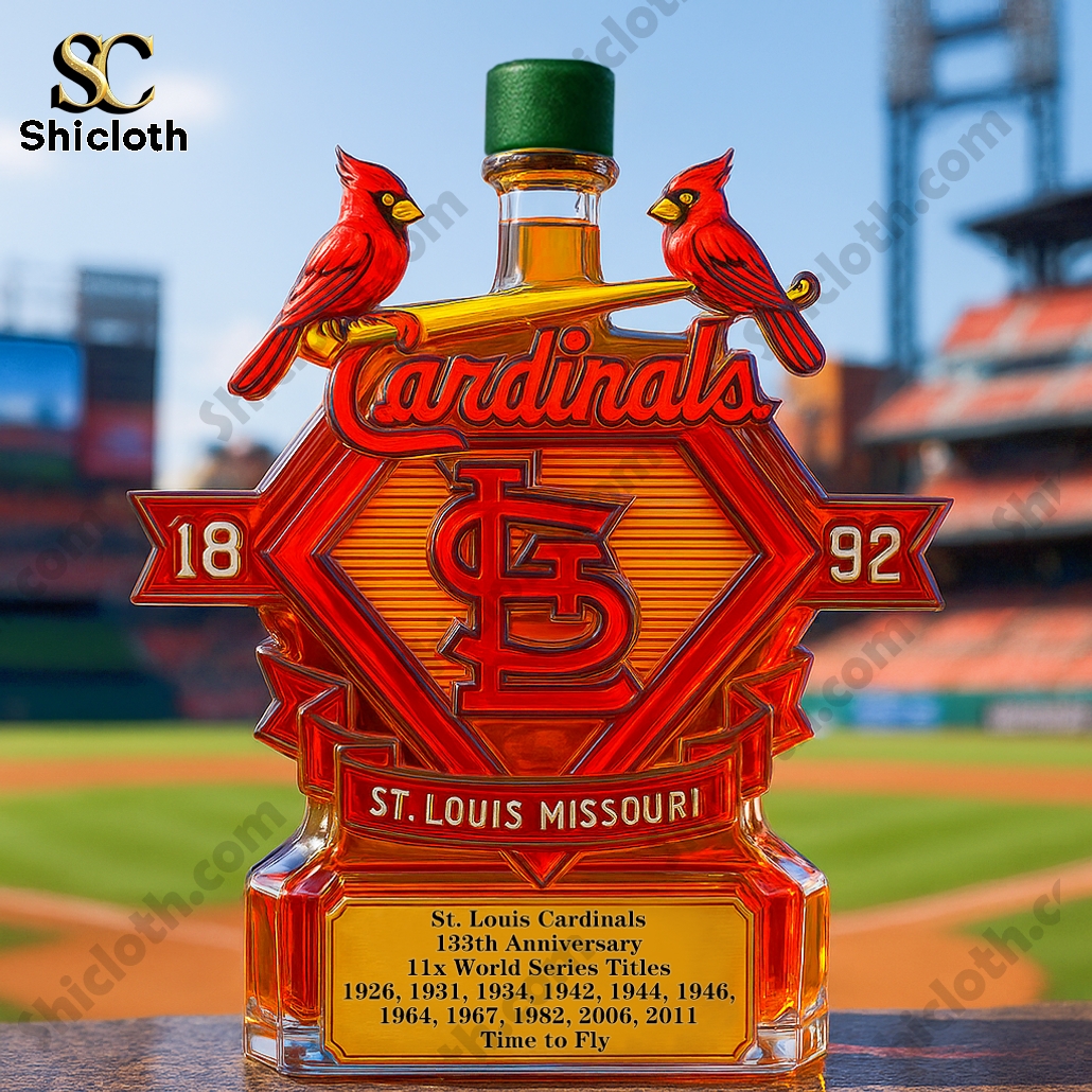 St. Louis Cardinals Glory Whiskey Bottle 3 St. Louis Cardinals Glory Whiskey Bottle - Image 3