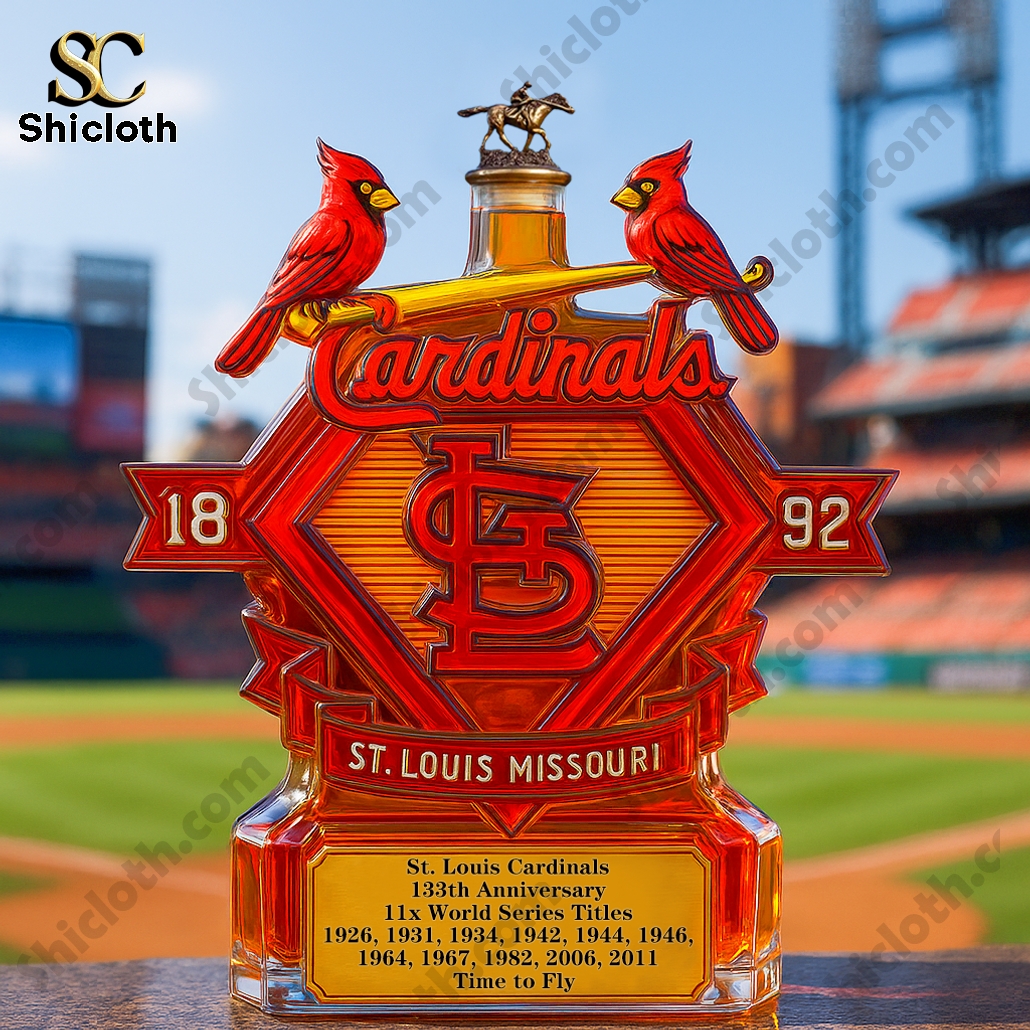 St. Louis Cardinals Glory Whiskey Bottle 4 St. Louis Cardinals Glory Whiskey Bottle - Image 4
