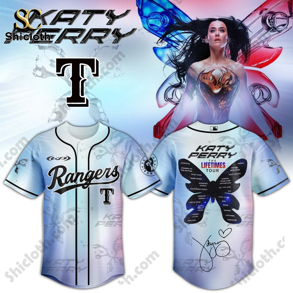 Texas Rangers KatyCats Lifetimes Tour 2025 Baseball Jersey