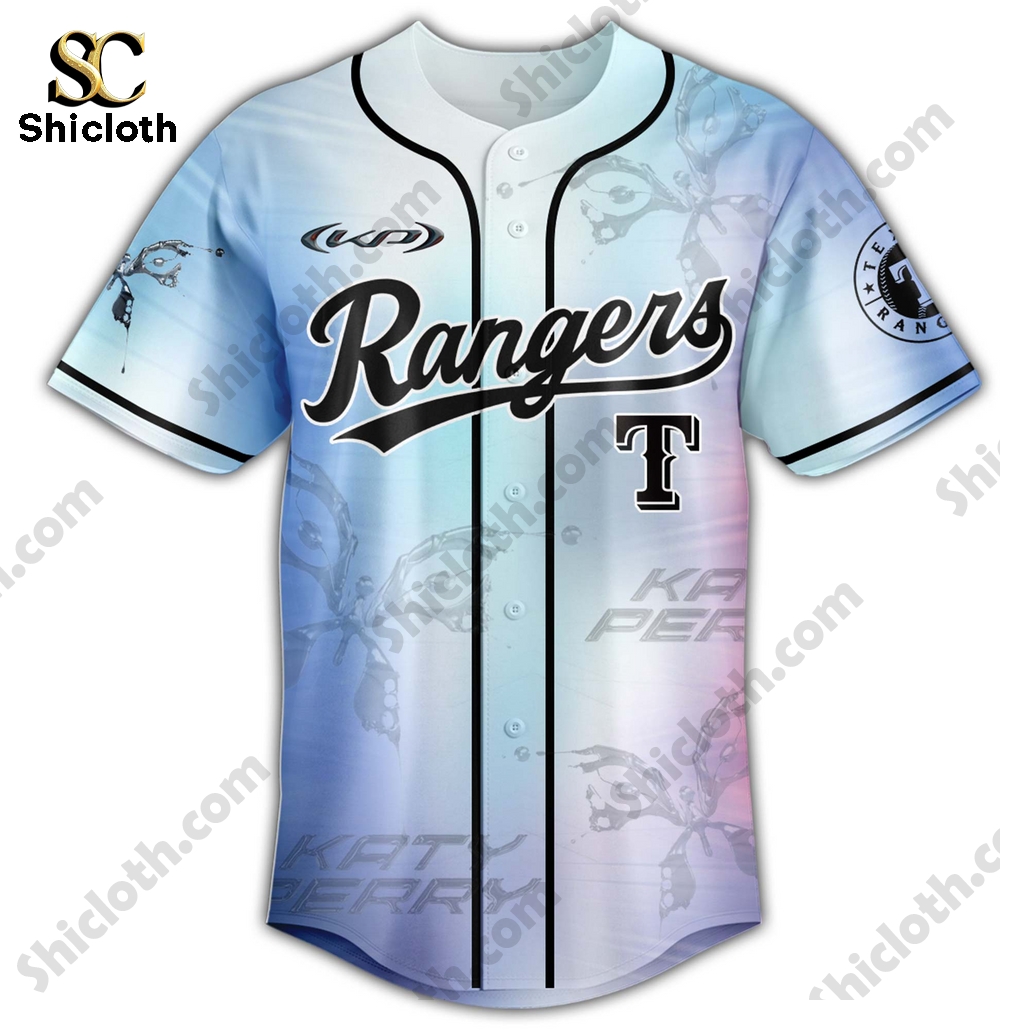 Alternative view of Texas Rangers KatyCats Lifetimes Tour 2025 Baseball Jersey