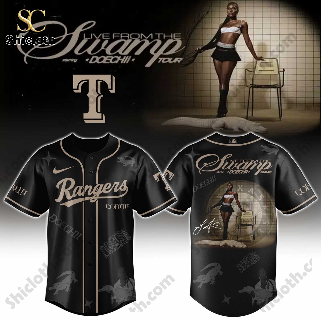 Texas Rangers MLB x Doechii Tour 2025 Baseball Jersey