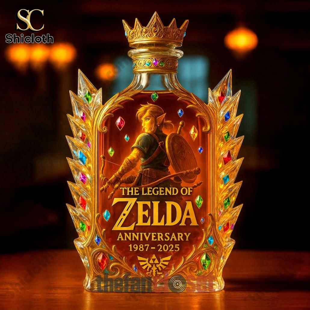The Legend of Zelda Anniversary 1987-2025 Whisky Bottle
