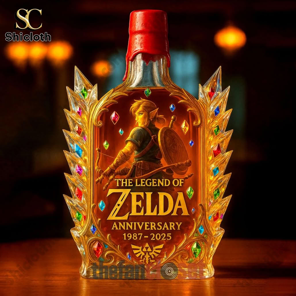 The Legend of Zelda Anniversary 1987-2025 Whisky Bottle 3 The Legend of Zelda Anniversary 1987-2025 Whisky Bottle - Image 3