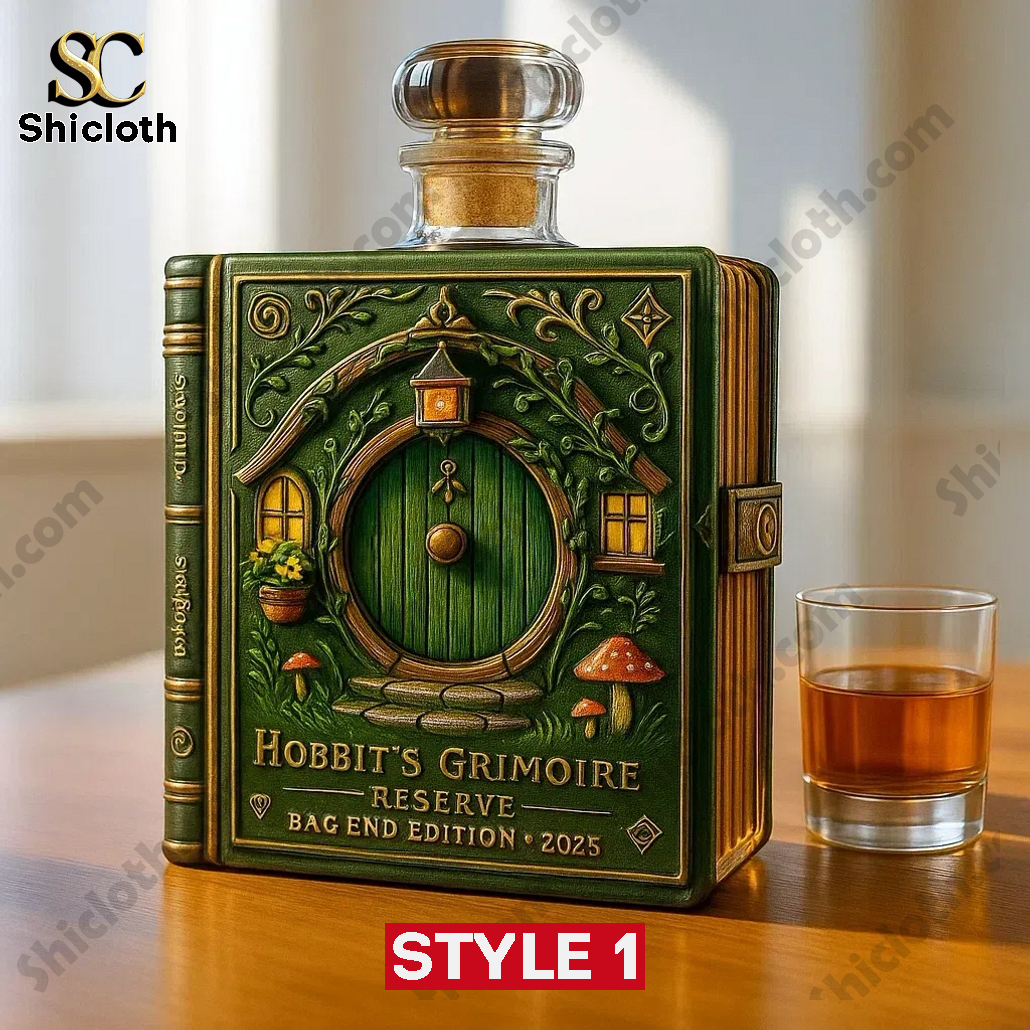The Lord of the Rings Magic Book whiskey bottle