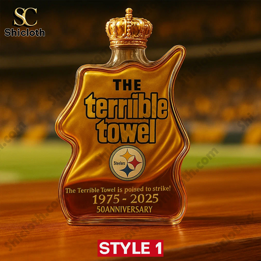 The Terrible Towel 50th Anniversary Commemorative Bottle