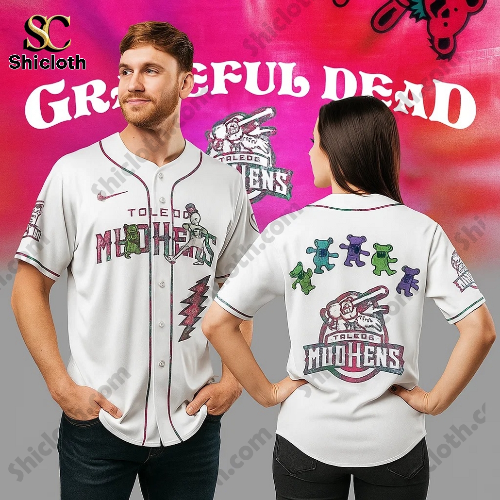 Alternative view of Toledo Mud Hens x Grateful Dead Night 2025 Jersey