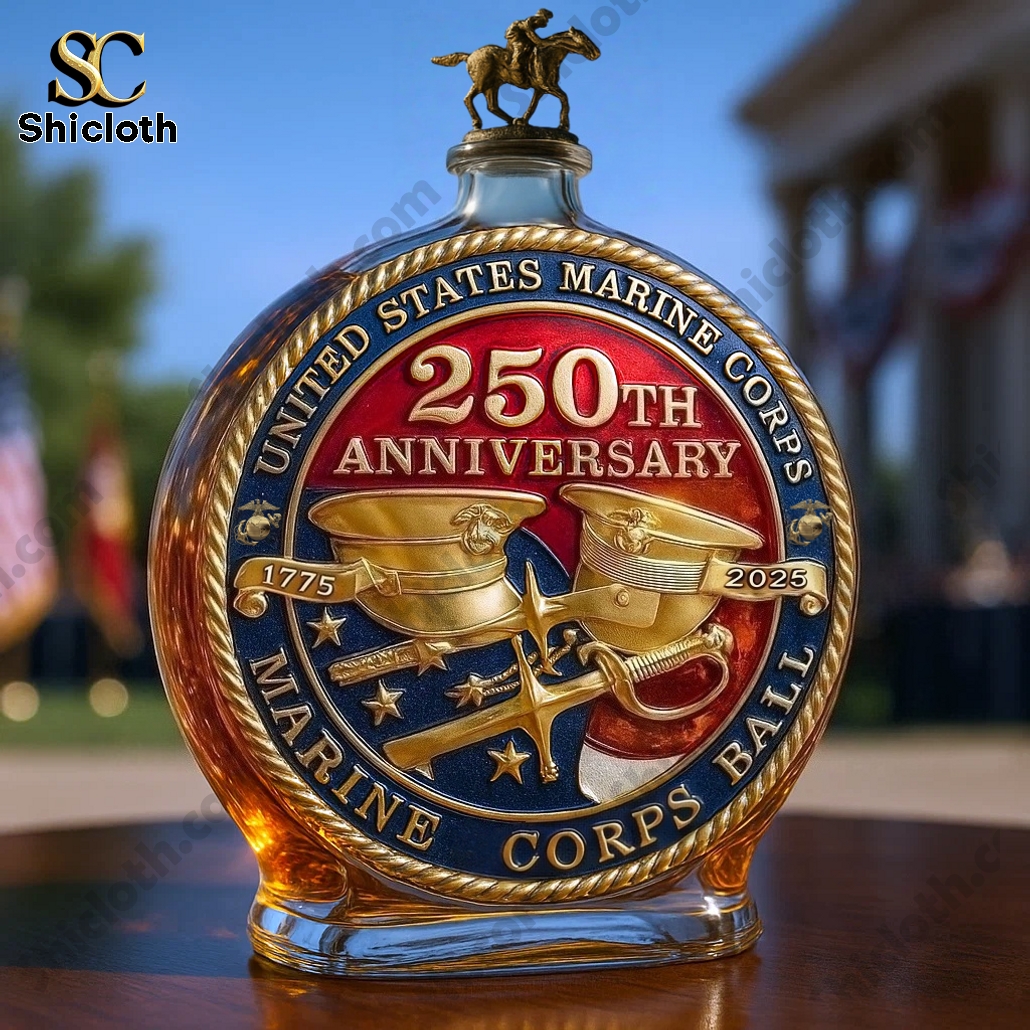 United States Marine Corps 250th Anniversary Commemorative Whiskey Bottle 3 United States Marine Corps 250th Anniversary Commemorative Whiskey Bottle - Image 3
