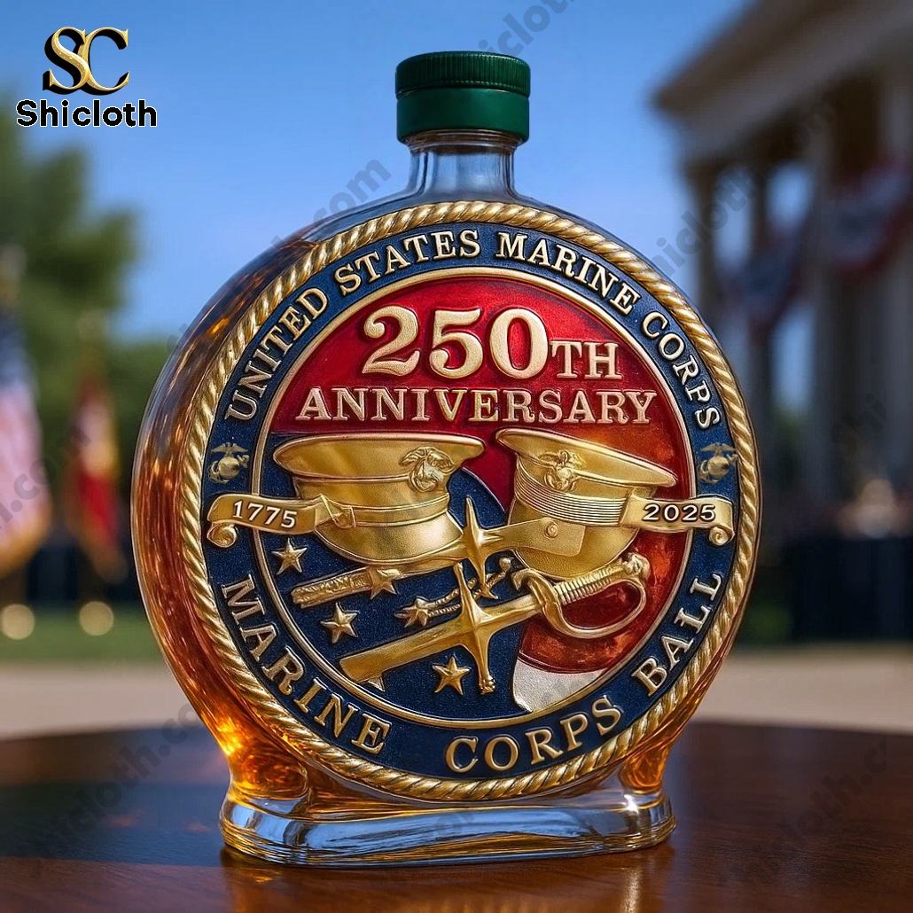 United States Marine Corps 250th Anniversary Commemorative Whiskey Bottle 4 United States Marine Corps 250th Anniversary Commemorative Whiskey Bottle - Image 4
