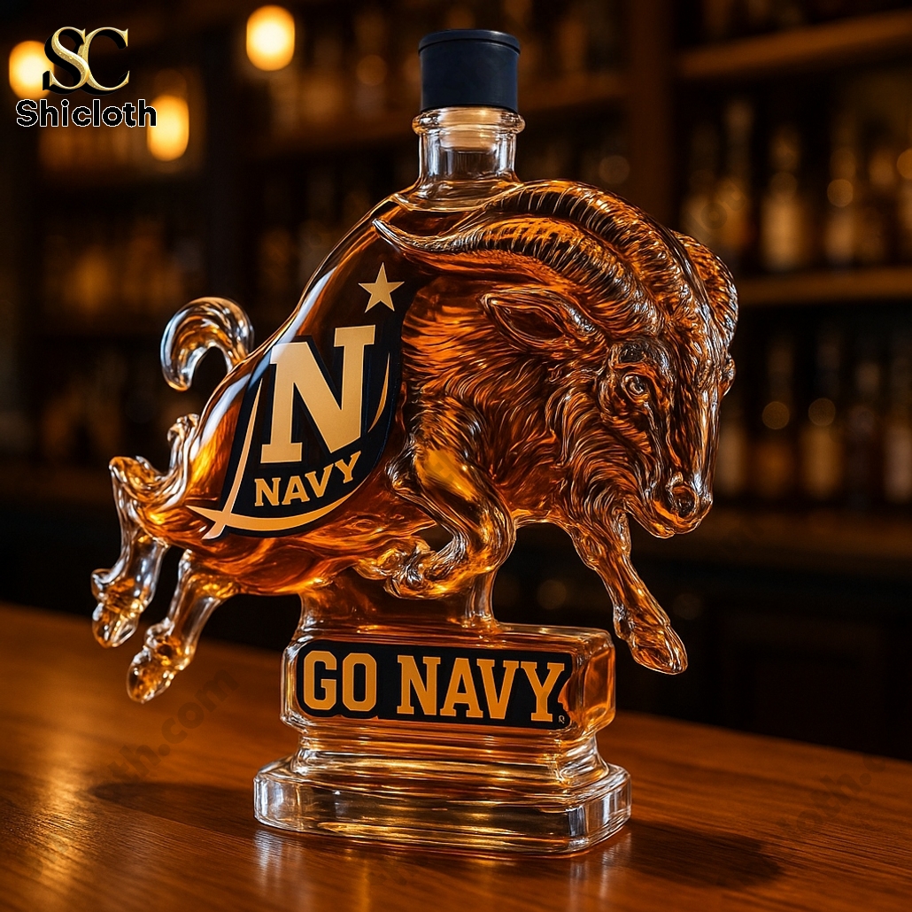 US Navy Ram Whiskey Bottle 4 US Navy Ram Whiskey Bottle - Image 4