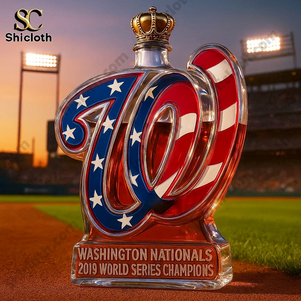 Washington National Team Honor Limited Rdition Whiskey Bottle