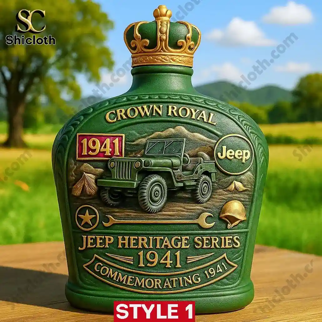 PREMIUM  1941 off-road Vehicle Legend Edition whiskey bottle-Shicloth
