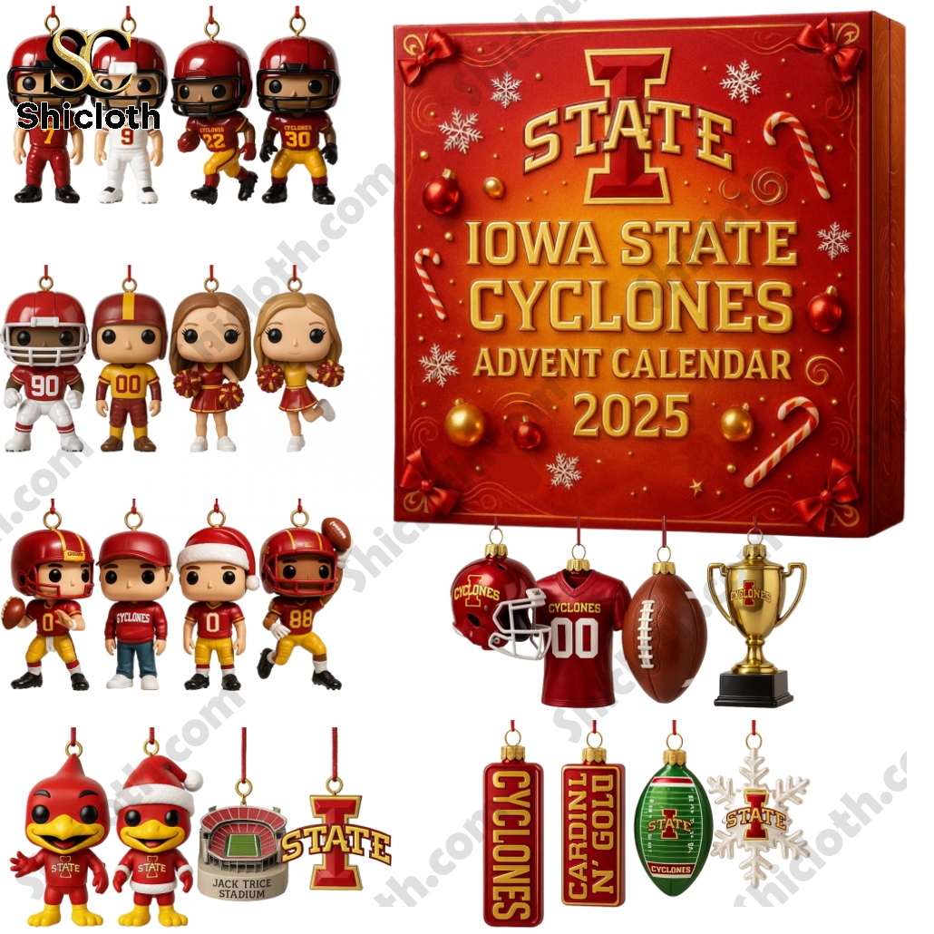 2025 Iowa State Cyclones NCAA Advent Calendar