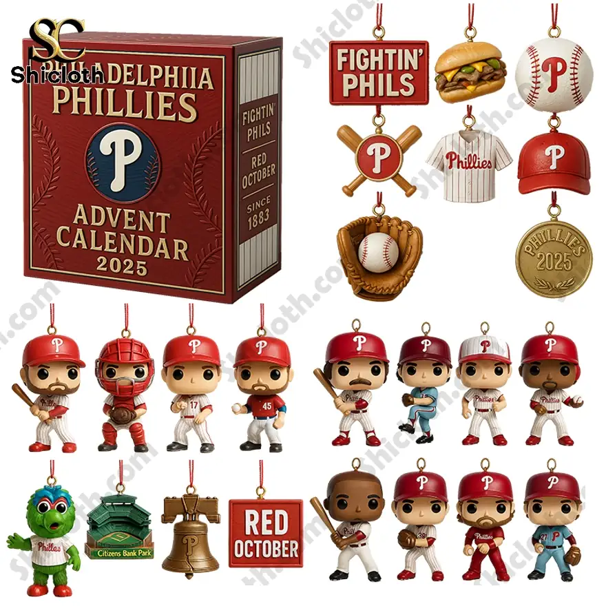 2025 Philadelphia Phillies Christmas Advent Calendar