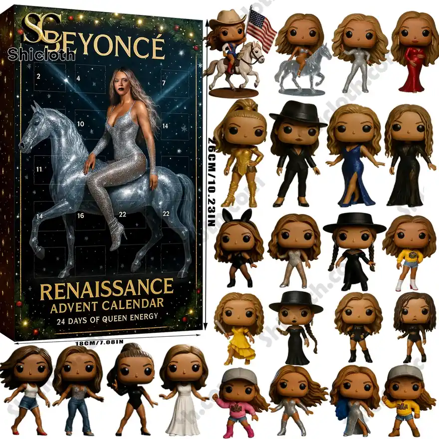 Beyonce Renaissance advent calendar with collectible mini figures in various outfits.