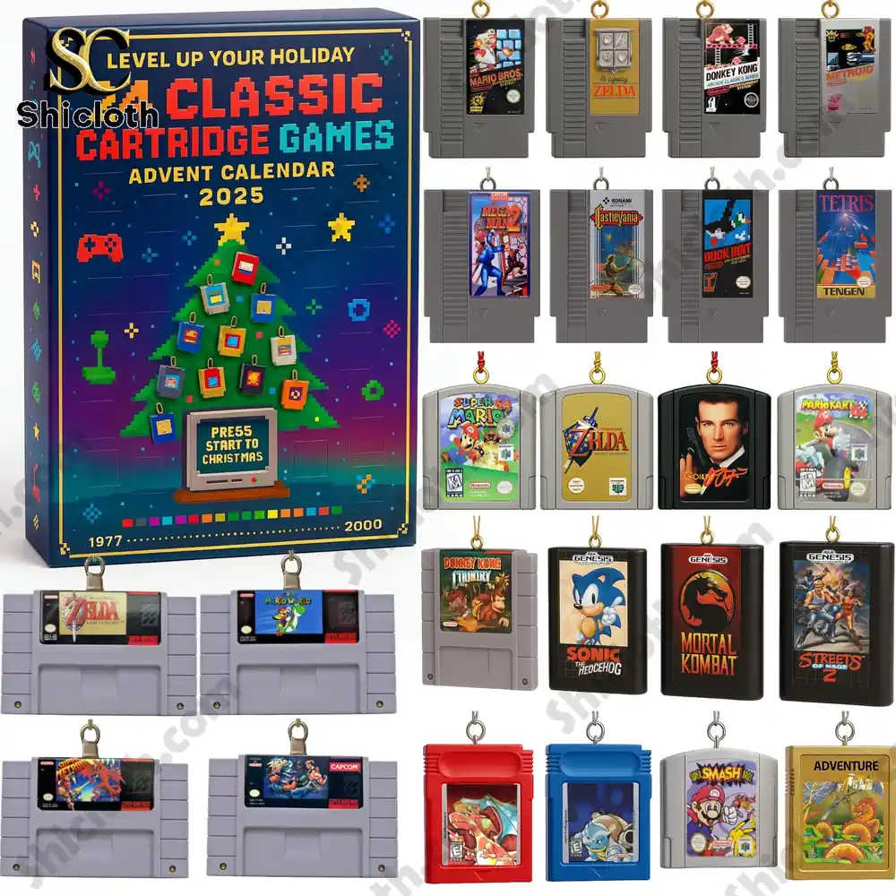 24 Classic Cartridge Game Advent Calendar 2025