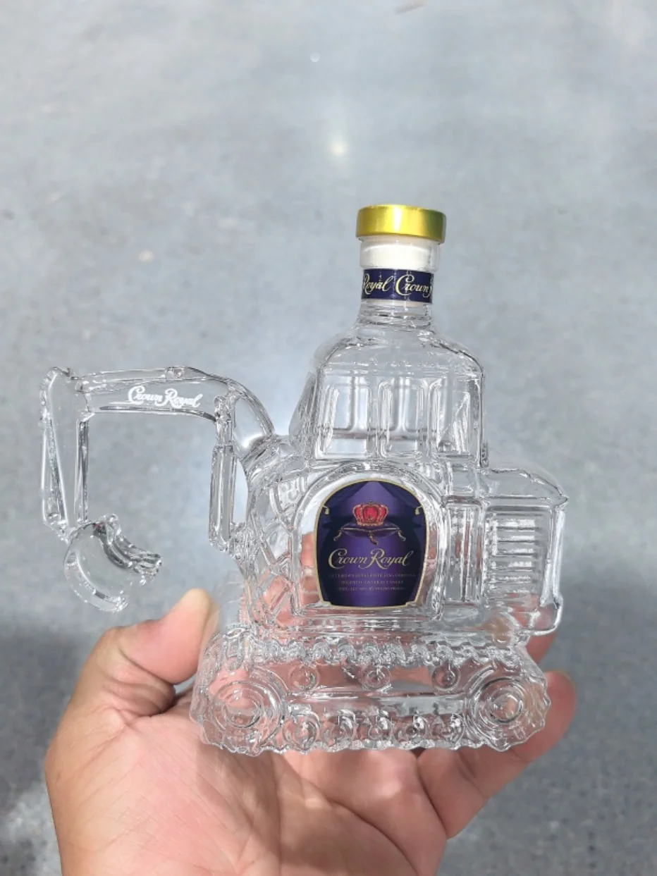 PREMIUM Excavator Crown Royal Whiskey Bottle 6 PREMIUM Excavator Crown Royal Whiskey Bottle - Image 6