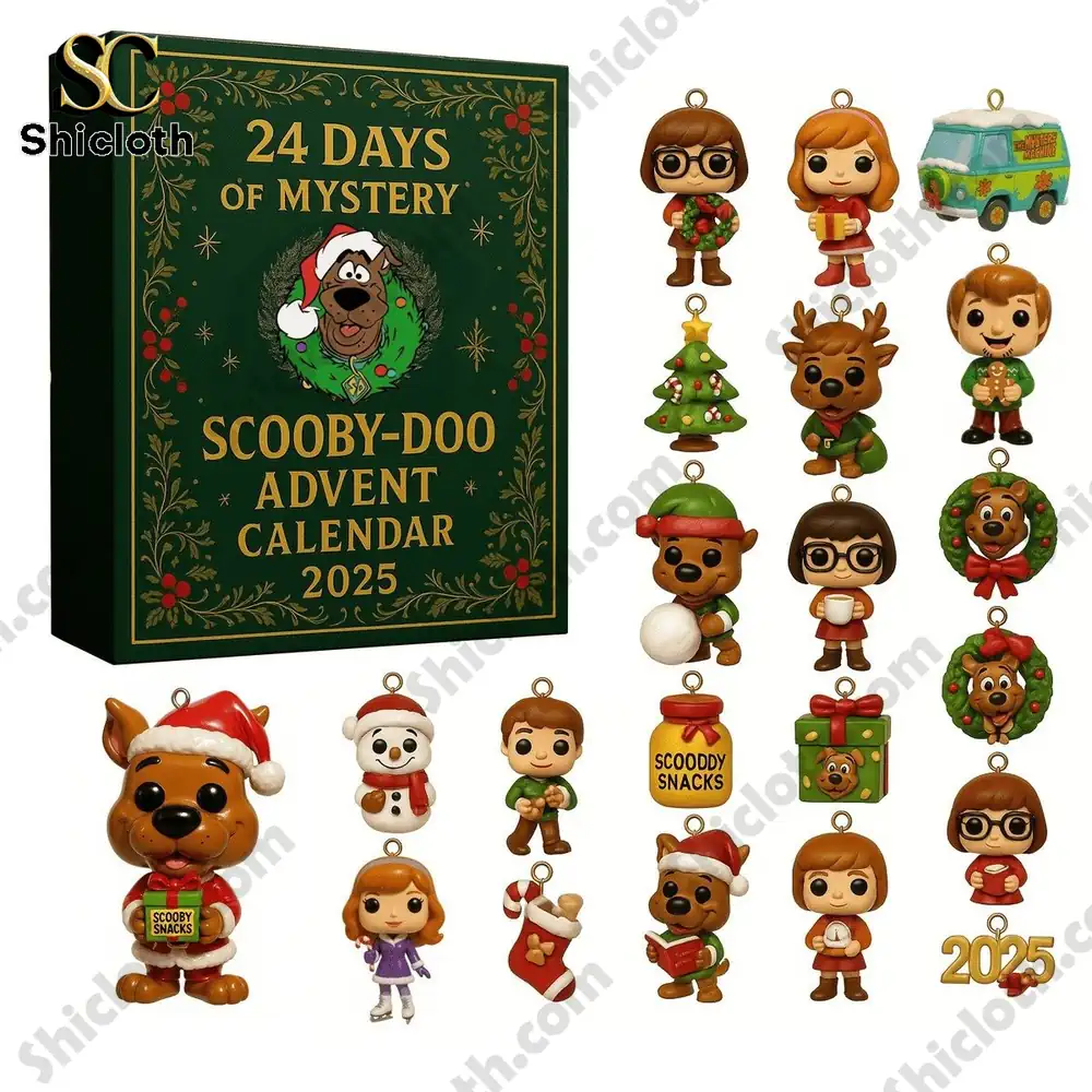 Limited Edition Scooby-Doo Advent Calendar 2025 3 The complete set of 24 Scooby Doo ornaments from the Advent Calendar 2025.