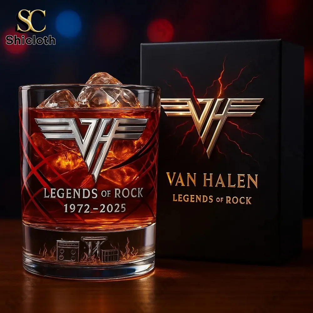 Van Halen Legends of Rock Glass 1972-2025
