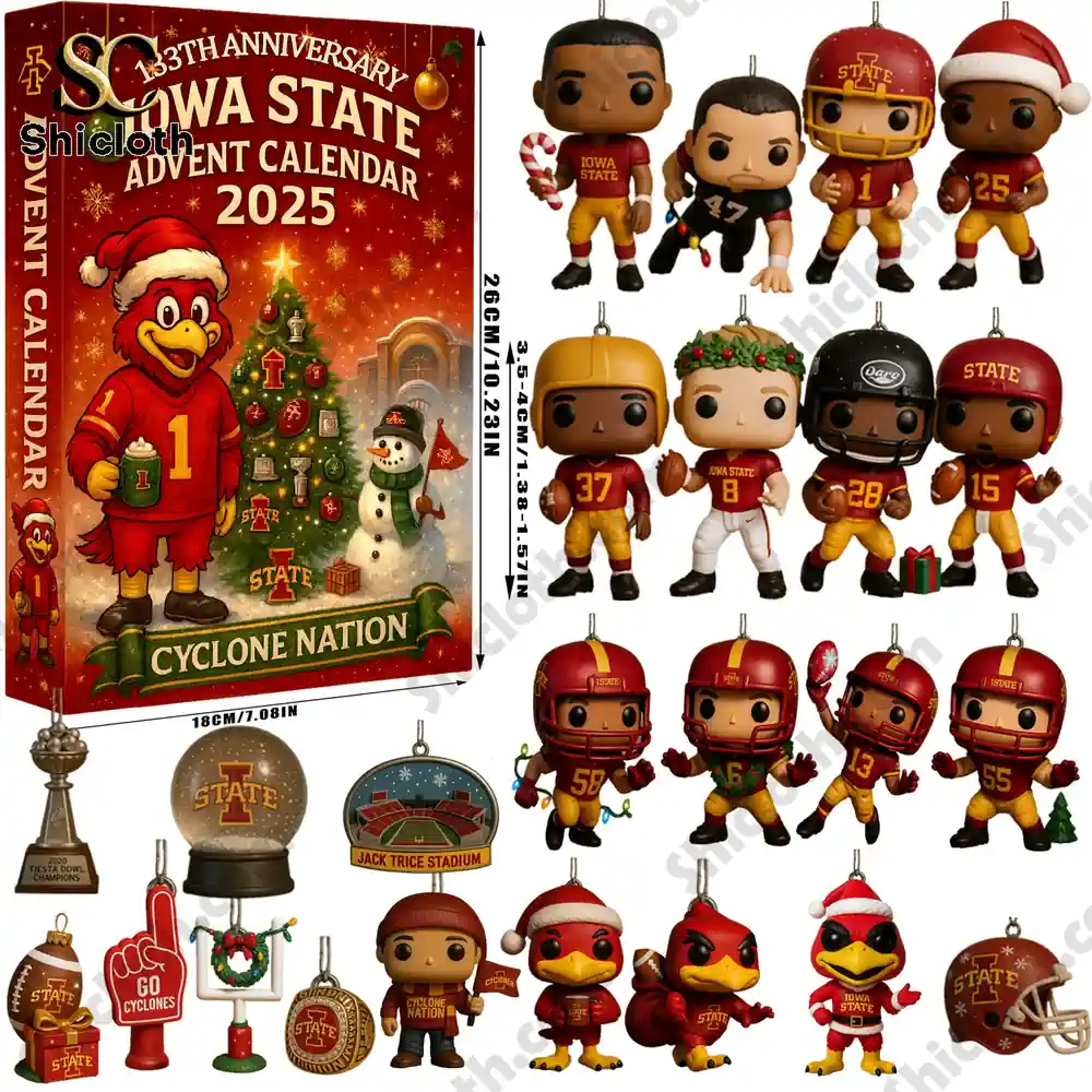 Iowa State 133rd Anniversary Christmas 2025 Advent Calendar 3 Iowa State 133rd Anniversary Christmas 2025 Advent Calendar - Image 3