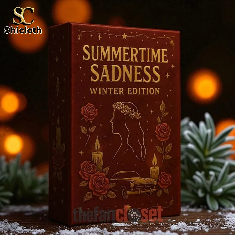 Summertime Sadness Winter Edition 2025 Advent Calendar box design with floral and candle artwork.