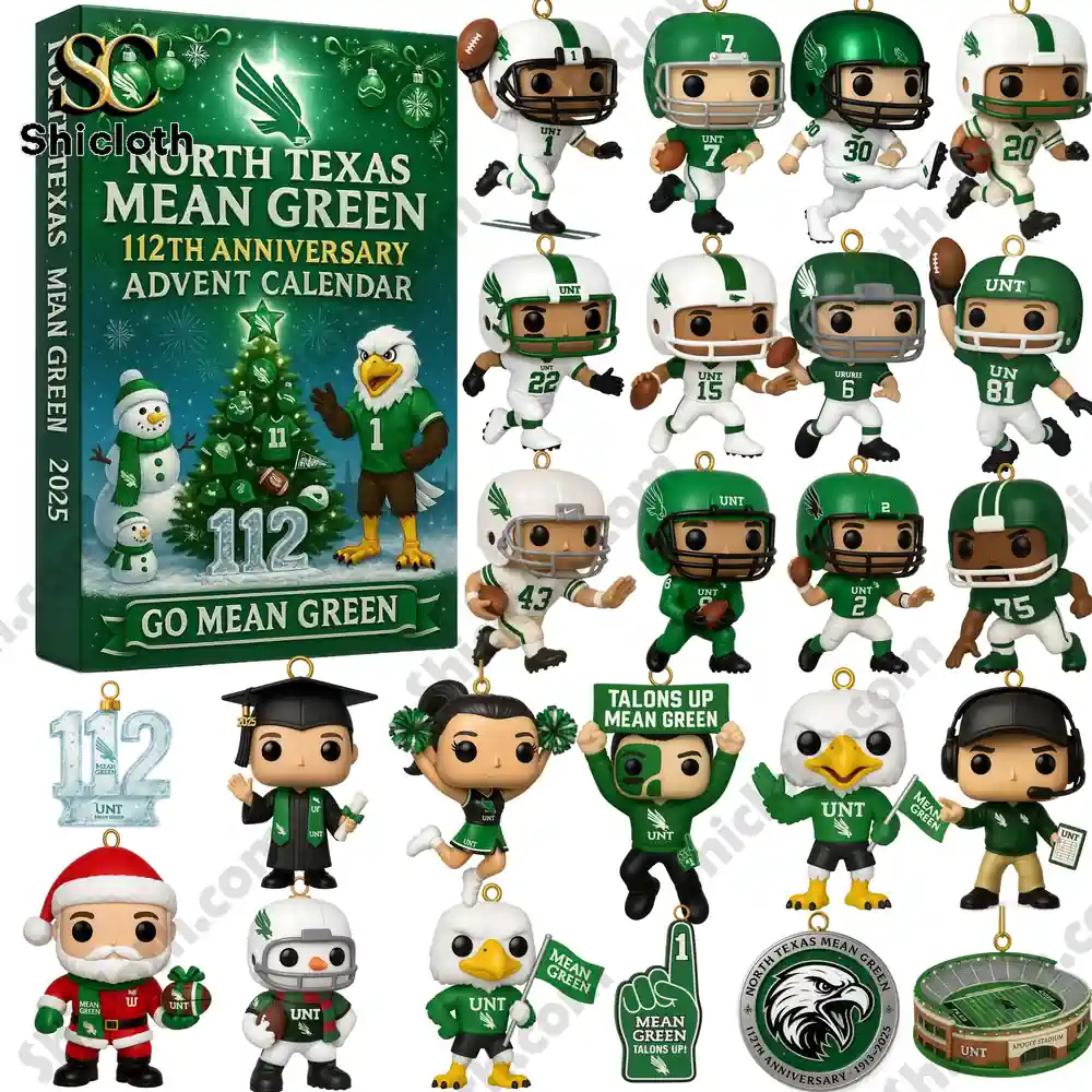 North Texas Mean Green 112th Anniversary Advent Calendar